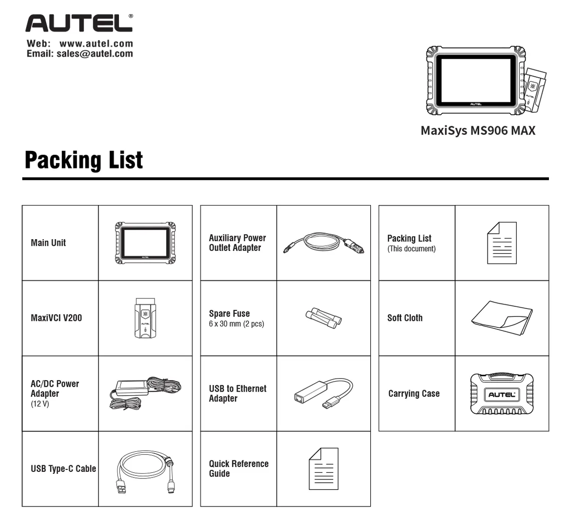 AUTEL MaxiSYS MS906Max Scanner Diagnostik Mobil All System OBD2 — foto 2