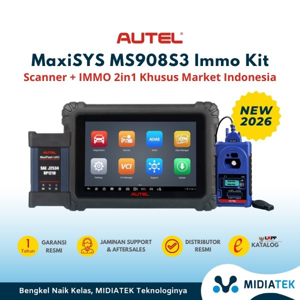 AUTEL MaxiSYS MS908S3 Immo Kit | Scanner Mobil Universal & Immobilizer 2in1