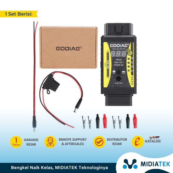 GODIAG GT106 PLUS Heavy Duty Truck Adapter Converter 24V to 12V — foto 6