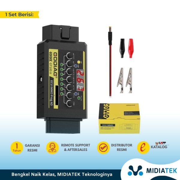 GODIAG GT105 OBD II ECU IMMO Prog AD OBD2 Break Out Box ECU Programming & IMMO Tool — foto 3