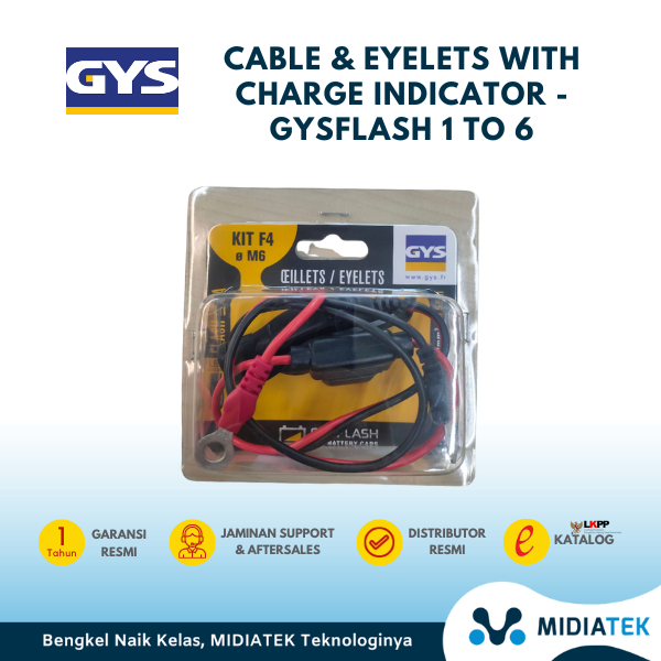 GYS GYSFLASH 1 to 6 (Cable & Eyelets with Charge Indicator) — foto 3