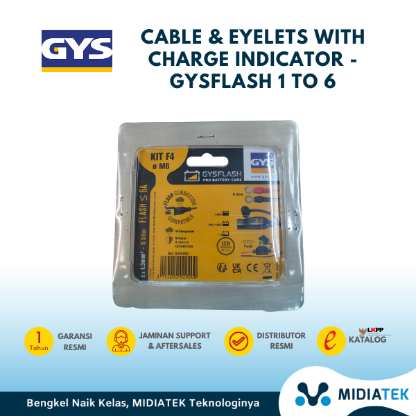 GYS GYSFLASH 1 to 6 (Cable & Eyelets with Charge Indicator) — foto 4