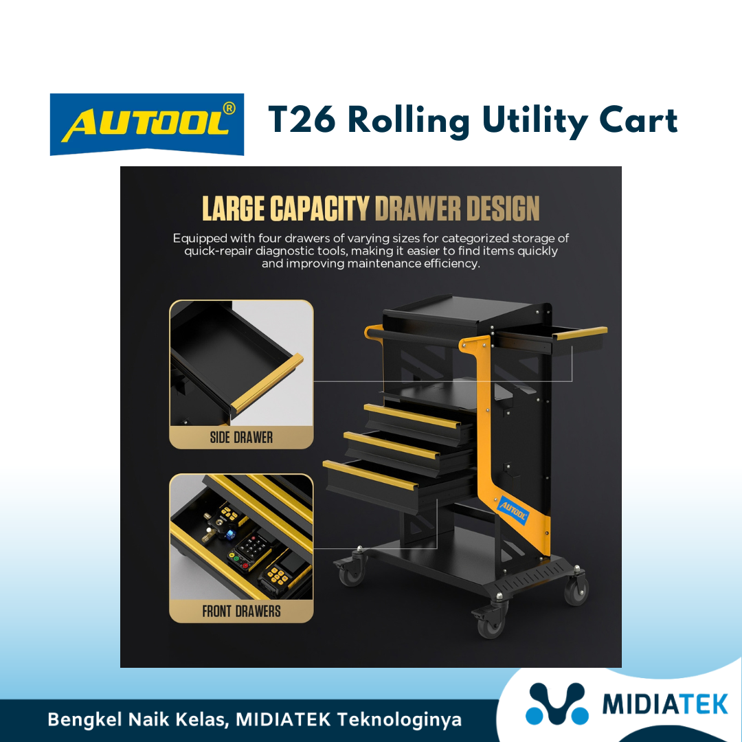 AUTOOL Trolly T26 Rolling Utility Cart — foto 5