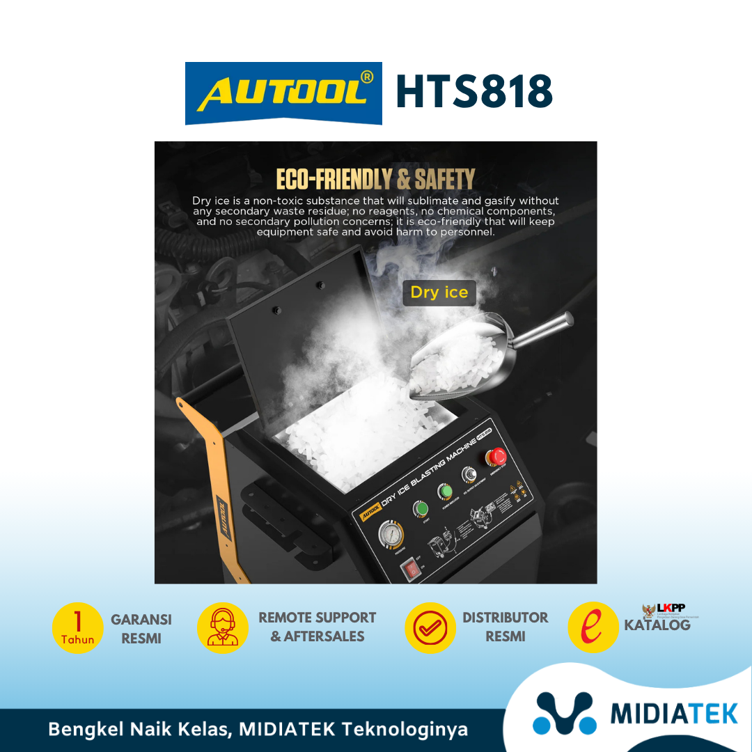 HTS818 Automotive Dry Ice Cleaning Machines — foto 3