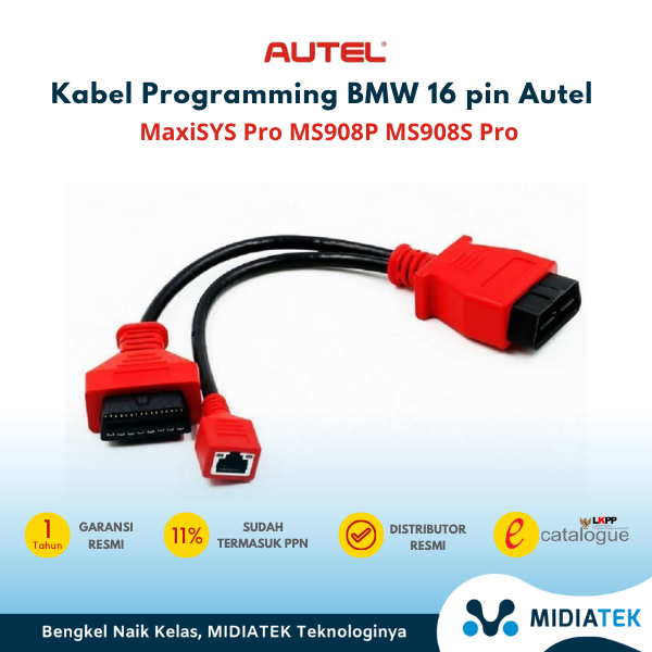 Kabel Programming BMW 16 pin Autel MaxiSYS — foto 3