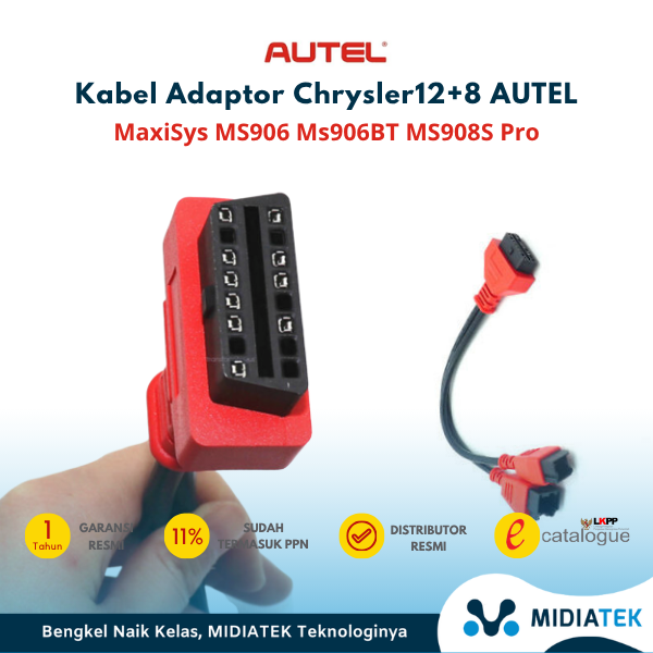 Autel Kabel Adapter Chrysler -12 +8 — foto 4