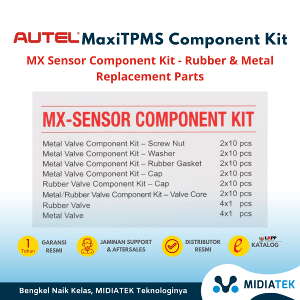 MX Sensor Component Kit - Rubber & Metal Replacement Parts — foto 3