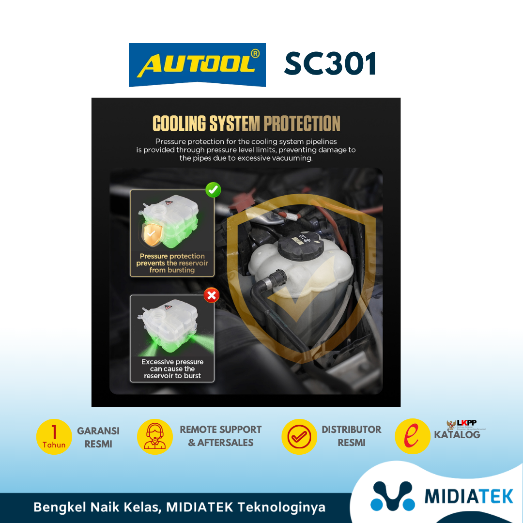 SC301 Automotive Coolant Leak Detector and Filler — foto 5