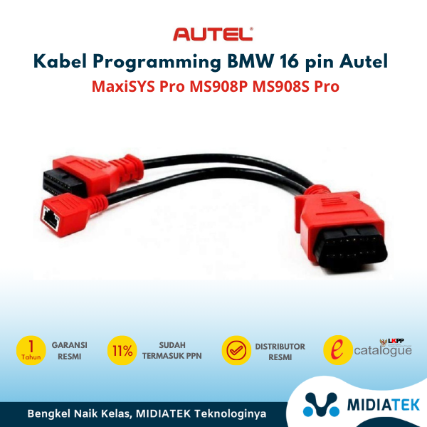 Kabel Programming BMW 16 pin Autel MaxiSYS — foto 2