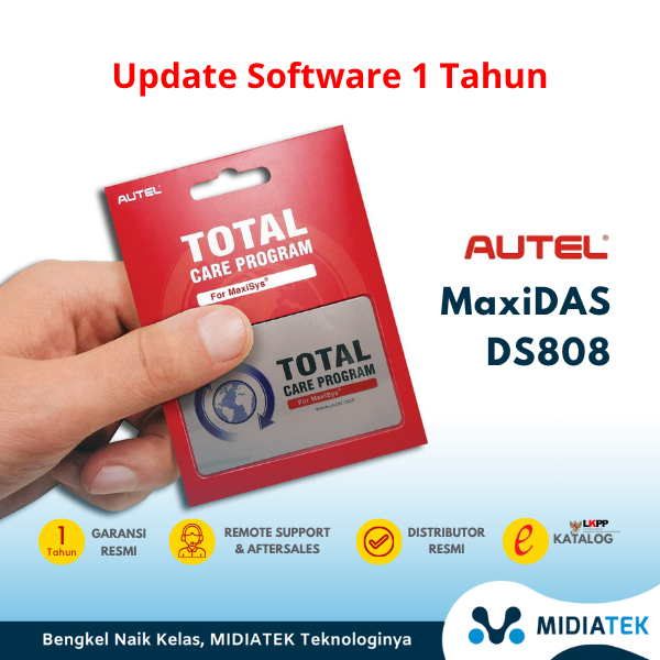 Kontrak Software Update Scanner Autel MaxiDas DS808 1 tahun