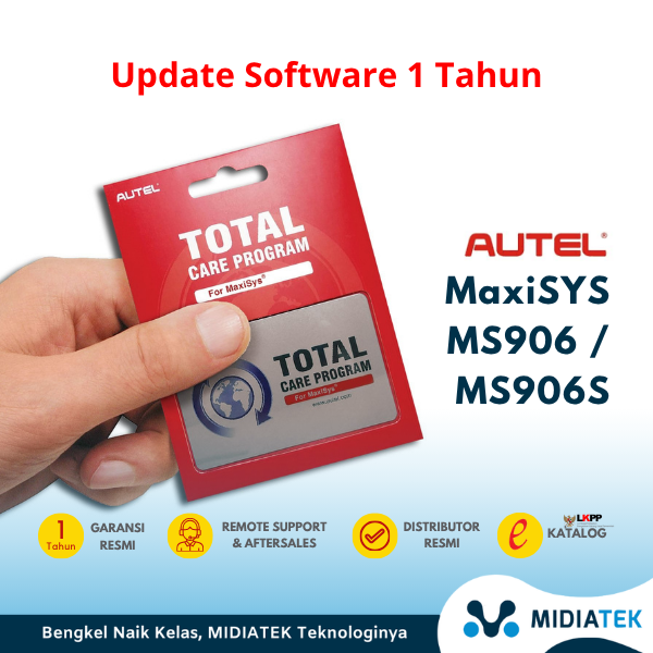 Kontrak Software Update Scanner Autel MaxiSys MS906/MS906s 1 tahun