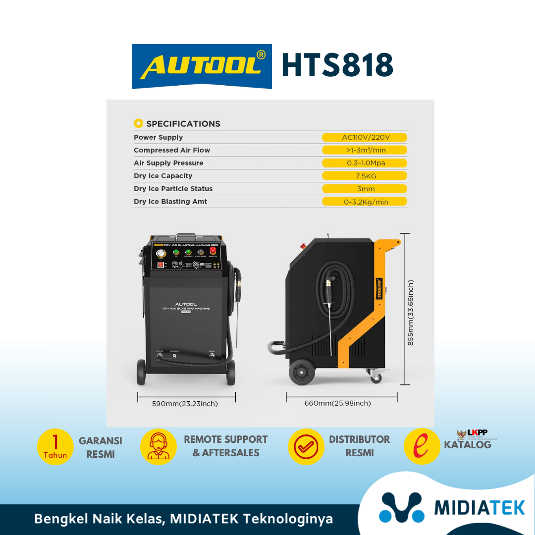 HTS818 Automotive Dry Ice Cleaning Machines — foto 6