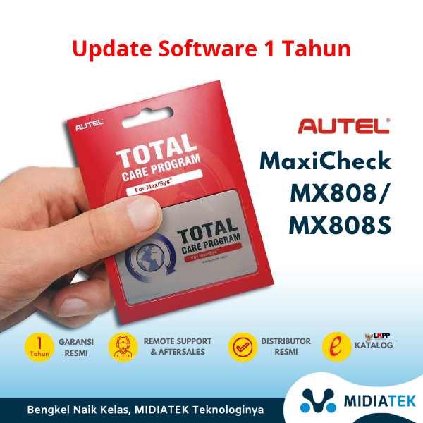Kontrak Software Update Scanner Autel MaxiCheck MX808 1 tahun