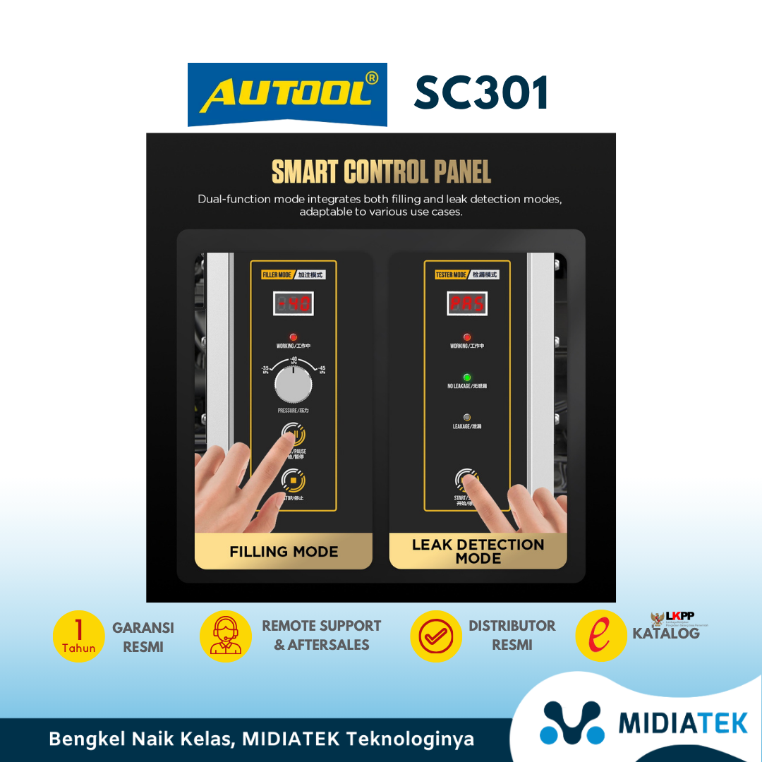 SC301 Automotive Coolant Leak Detector and Filler — foto 2