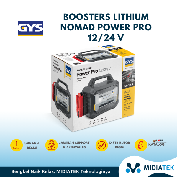 GYS BOOSTERS LITHIUM NOMAD POWER PRO 12/24 V — foto 5