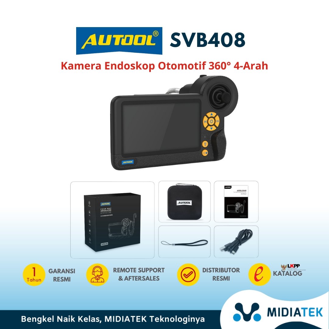 AUTOOL SVB408 Kamera Endoskop Mobil 360° 4-Arah — foto 2